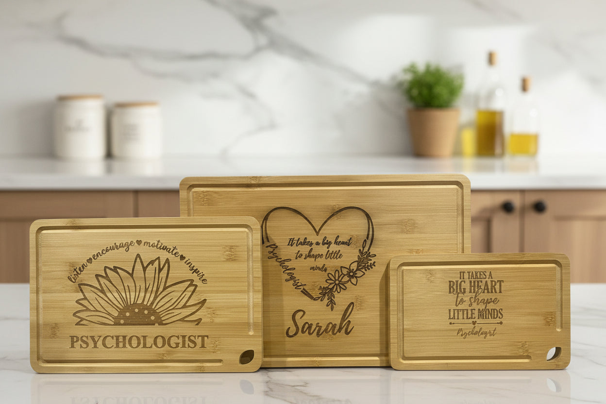 Personalized Cutting Board – Pack of 3
