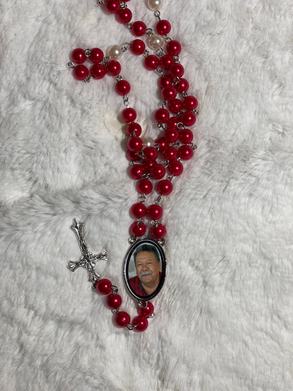 Custom Photo Rosary – Personalized Memorial Beads