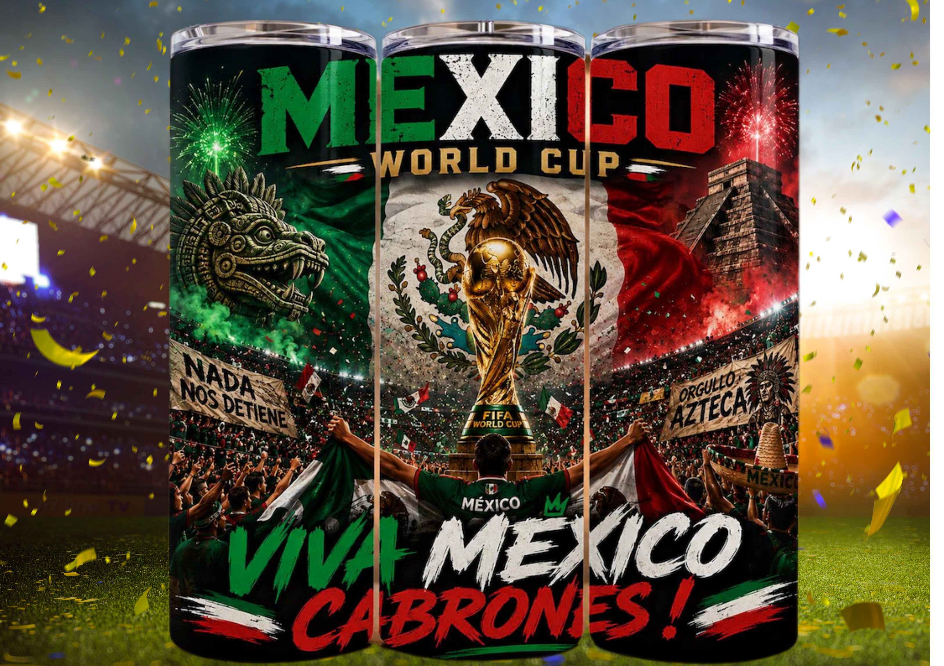 World Cup Tumbler – Custom Personalized Soccer Fan Cup