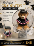 12" Teddy Bear Inside a Balloon