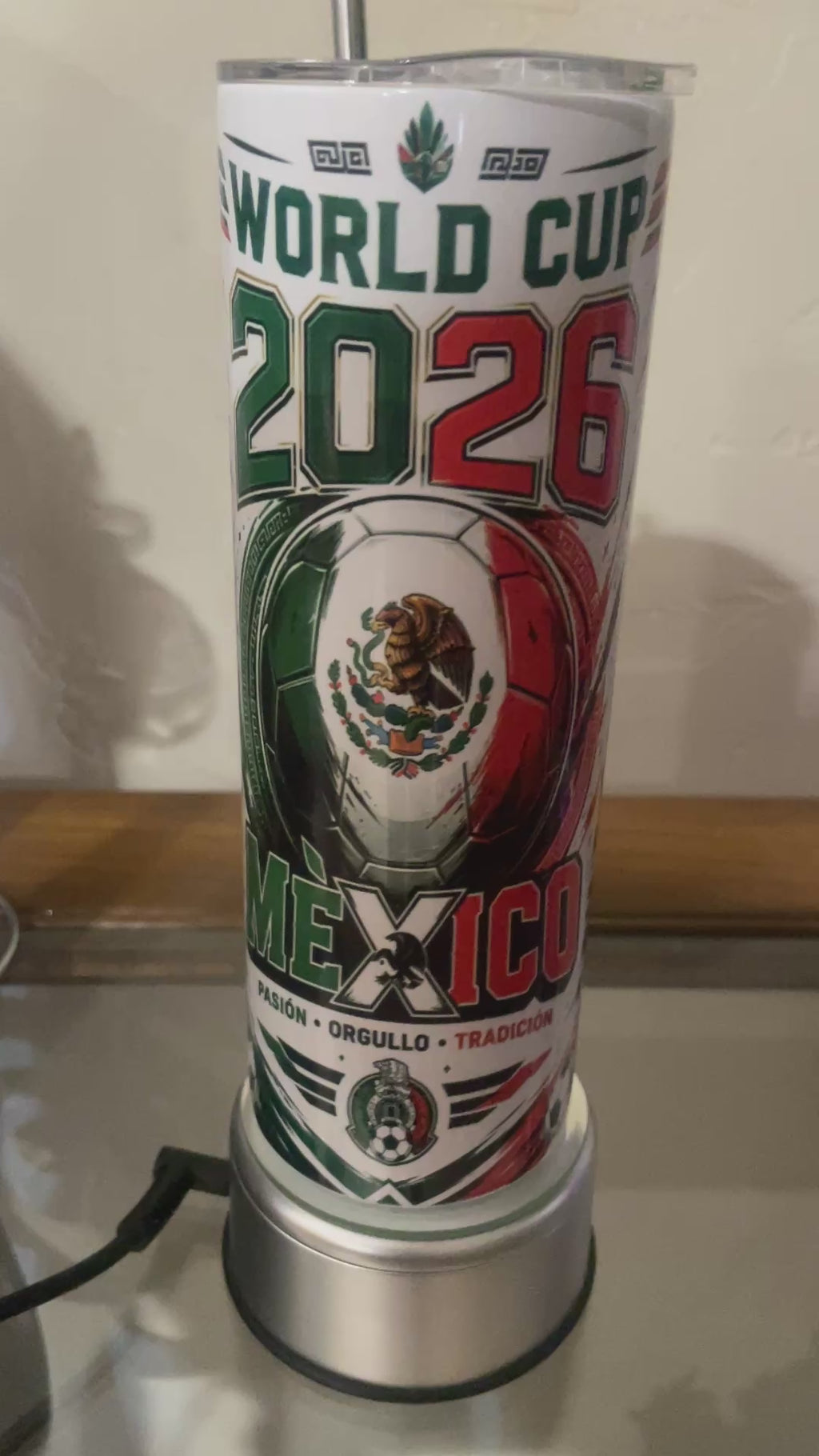 World Cup Tumbler – Custom Personalized Soccer Fan Cup